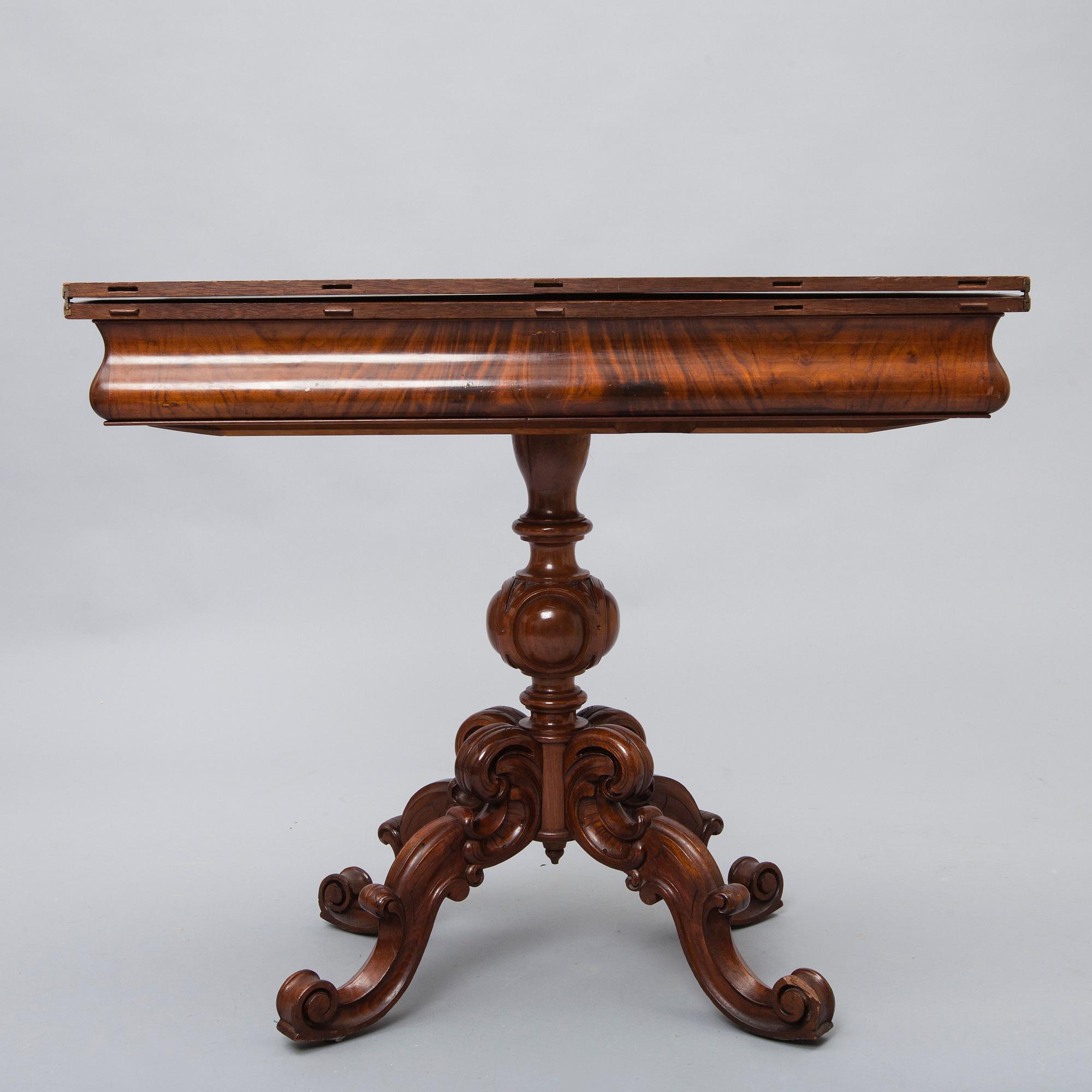 SPELBORD, rokokostil, 1800-talets slut.