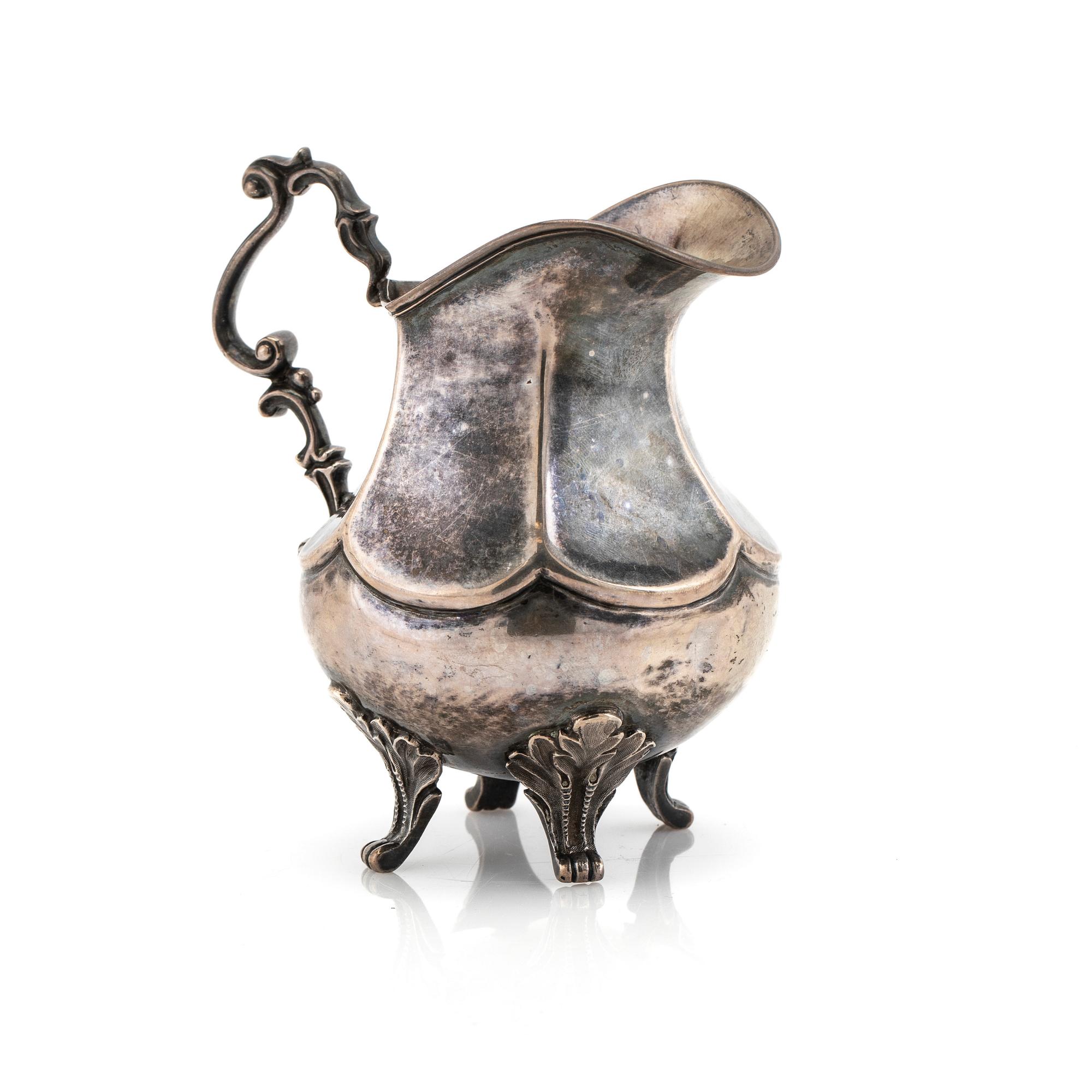 Kanna, silver, G.T.F., Stockholm, 1856.