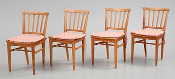 STOLAR, 4 st, Carl Malmsten, 1900-talets andra hälft.