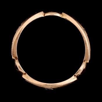 FRIMURARRING, 18 k guld, 1927. Vikt ca 9 gram.