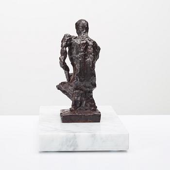 Asmund Arle, skulptur, signerad Asmund Arle samt gjutarmärkt H. Bergman Cire Perdue.