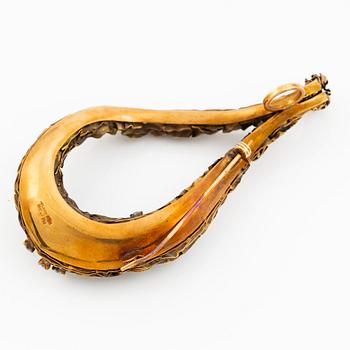 Hänge/brosch Flavio Ricci  18K guld med runda briljantslipade diamanter.
