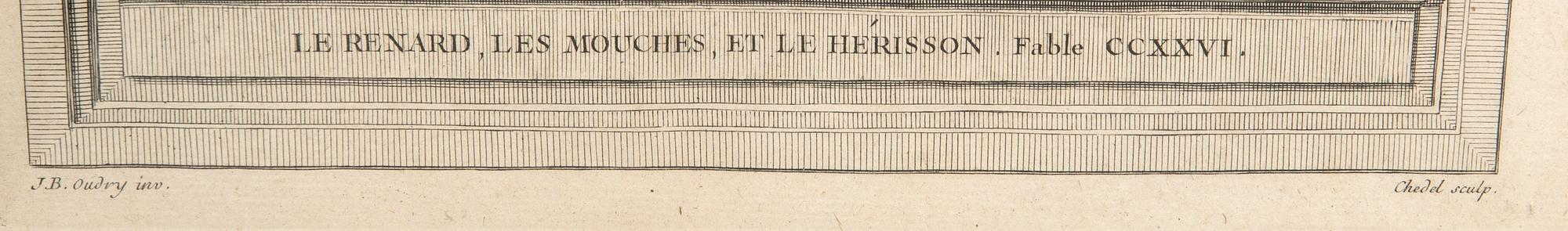 Jean-Baptiste Oudry, after, "Fables by La Fontaine"  27 pcs.