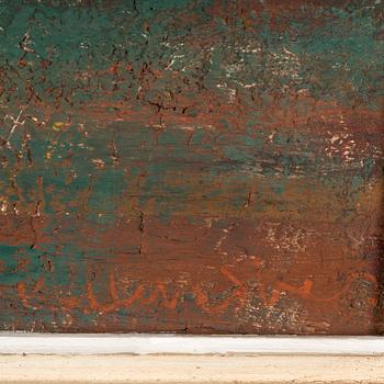 KALLE HEDBERG, oil on panel, signed.