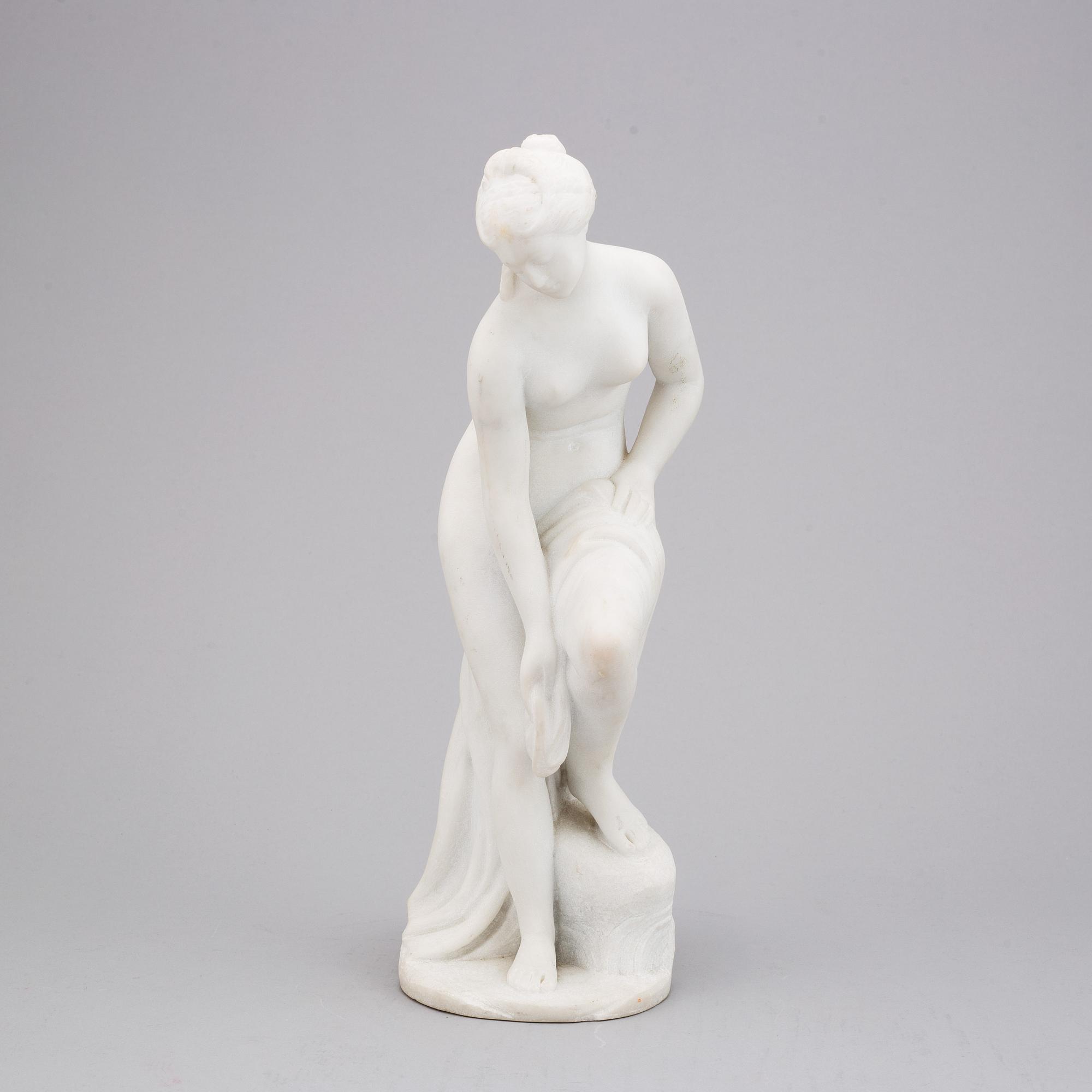 Christophe Gabriel Allegrain, after. Sculpture. Marble, height 38 cm.