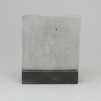 BARBRO BÄCKSTRÖM, skulptur "Avstannad rörelse", aluminium,