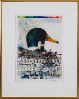 BENGT LANDIN, färglitografi, signerad och numrerad 192/250.