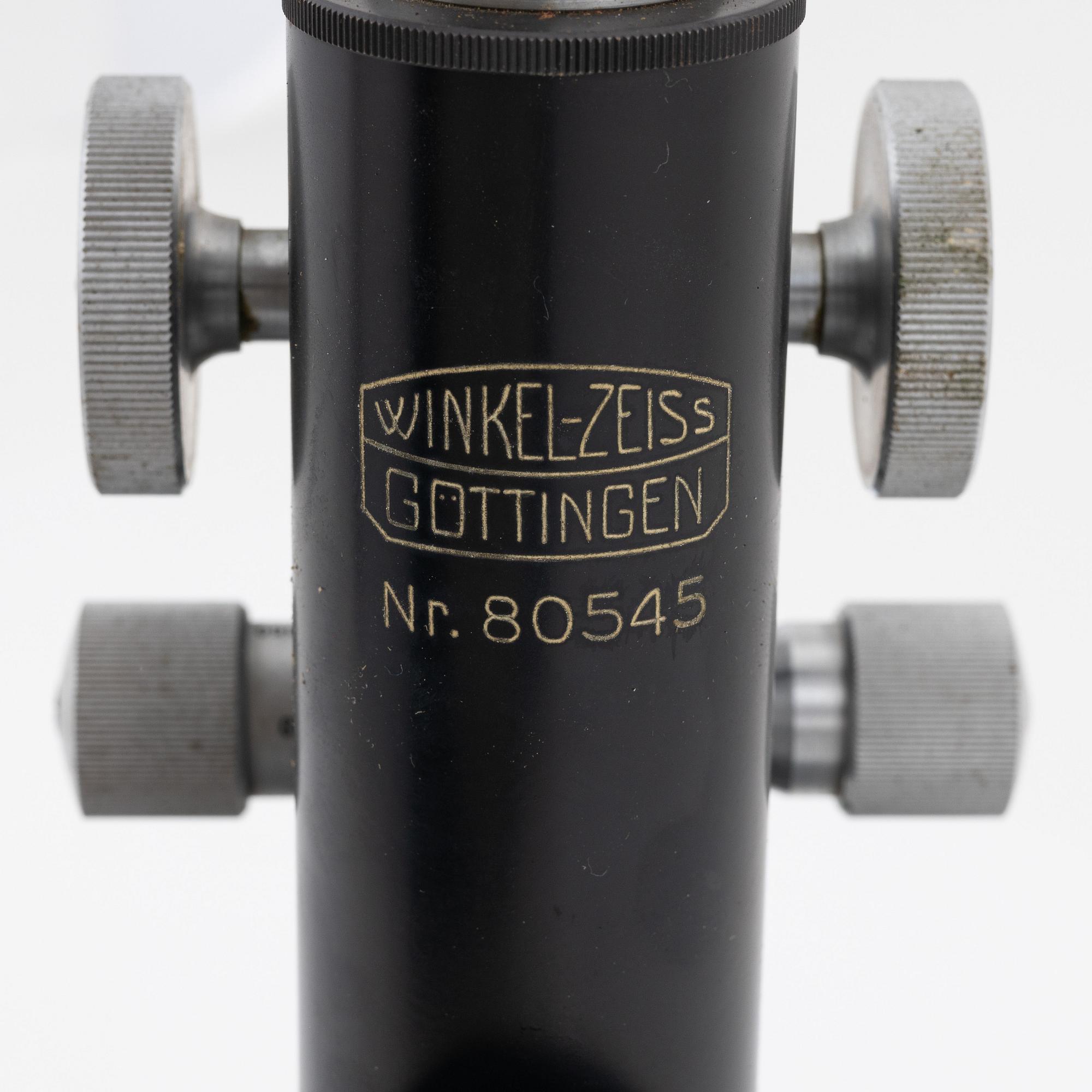 A Winkel-Zeiss microscope, mid 20th Century.