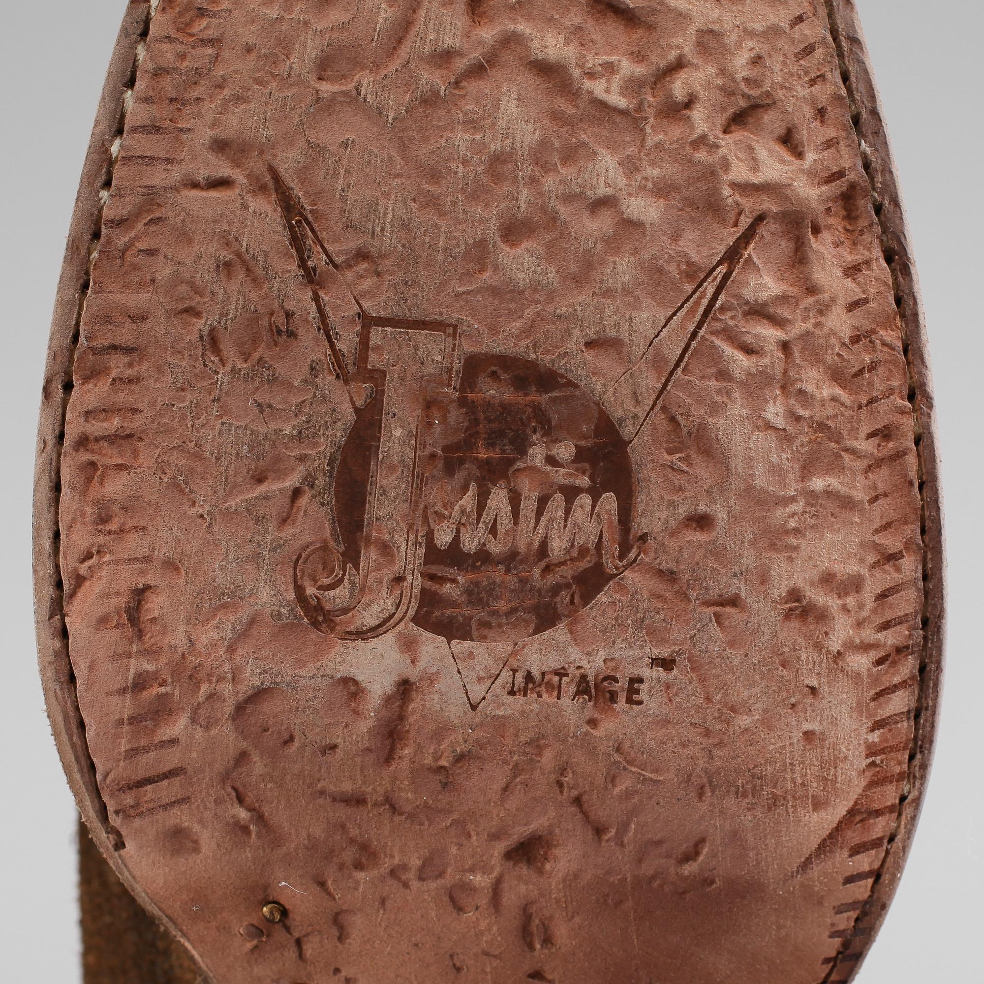 BOOTS, 1 par, Justin Boots, USA.