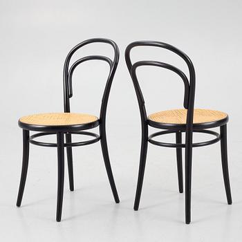 Michael Thonet, stolar, 3 st, modell 14, Ton.
