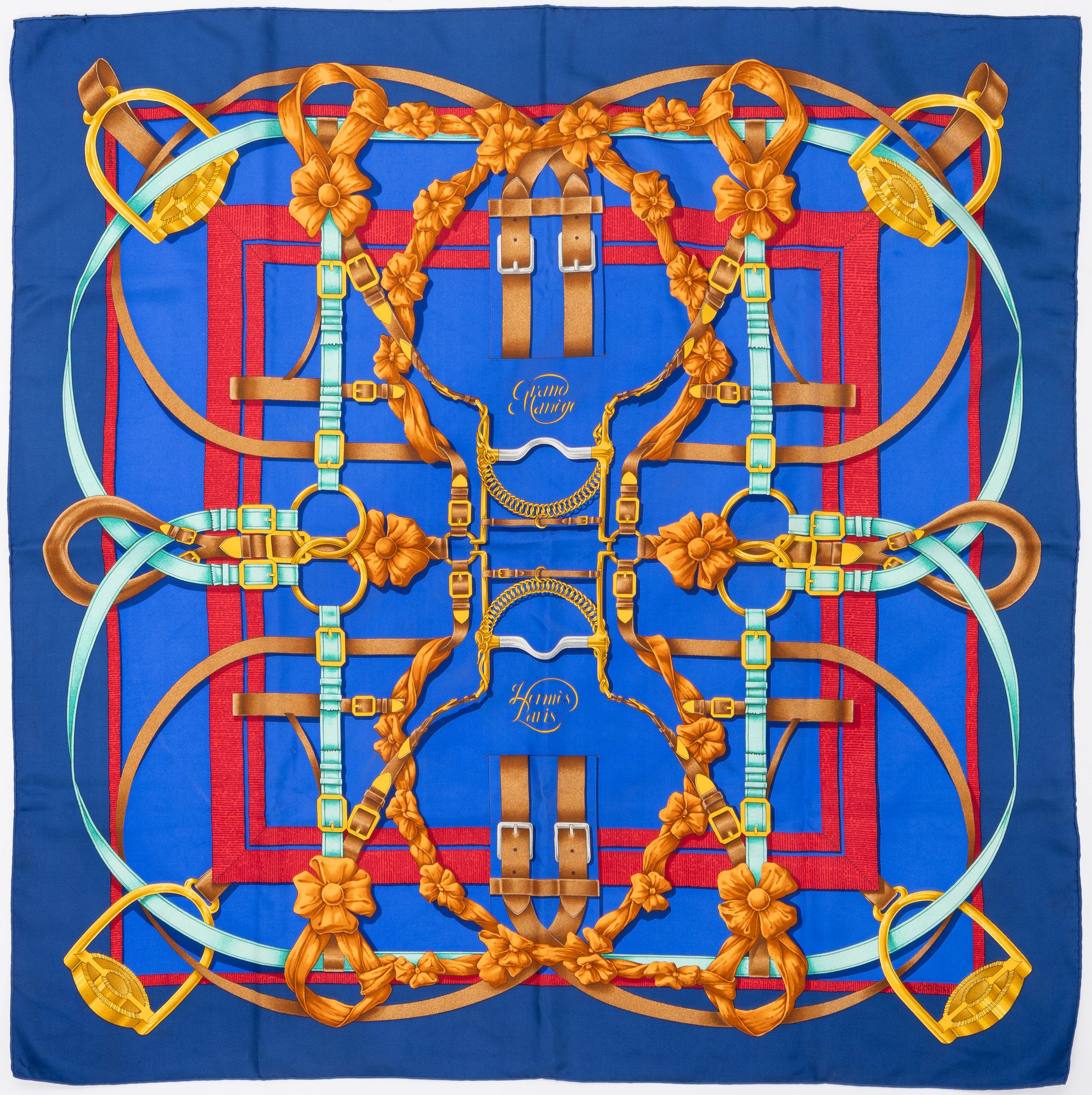 Hermès, scarf, "Grand Manège".