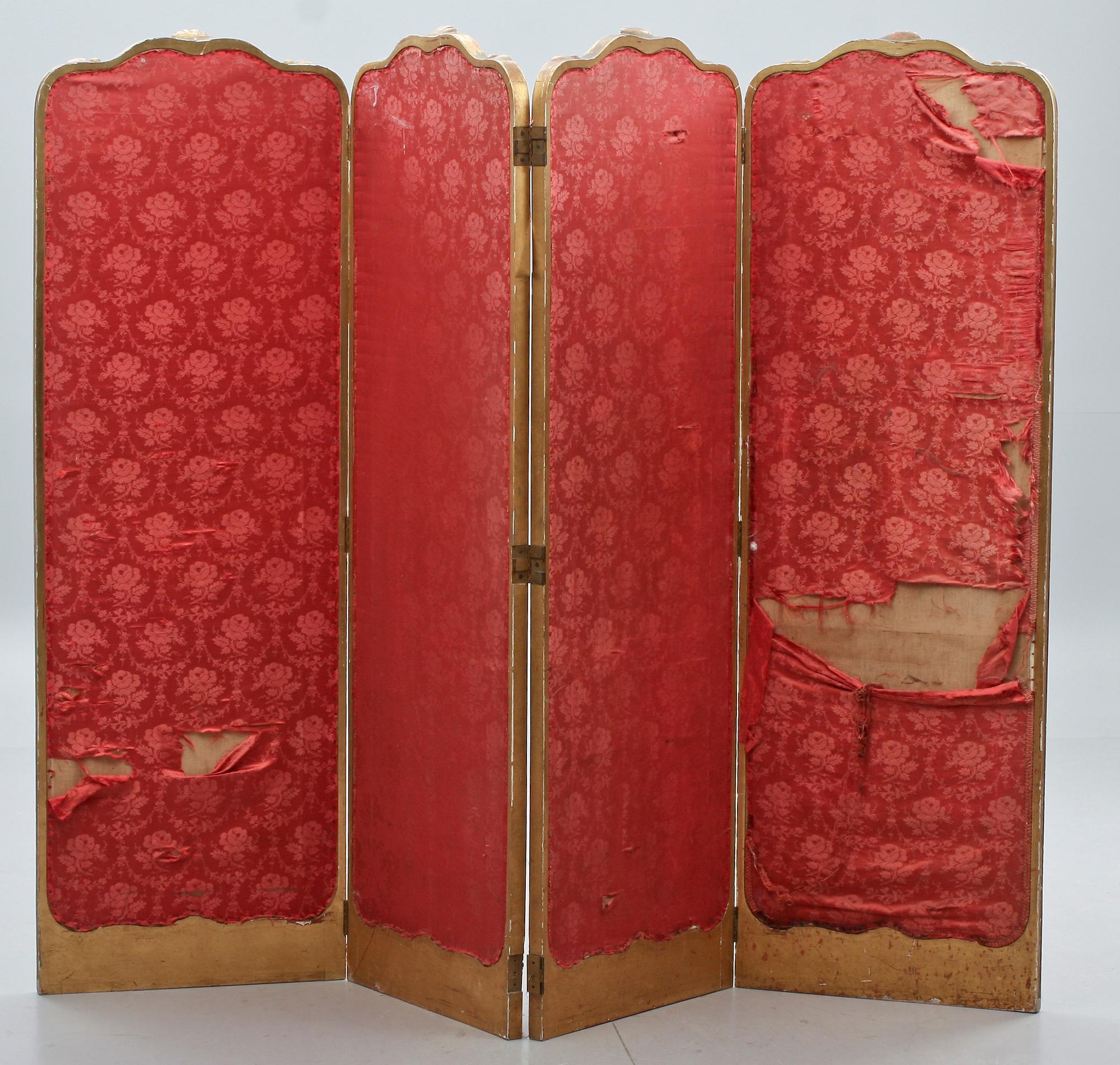 VIKSKÄRM, rokokostil, 1900-tal.