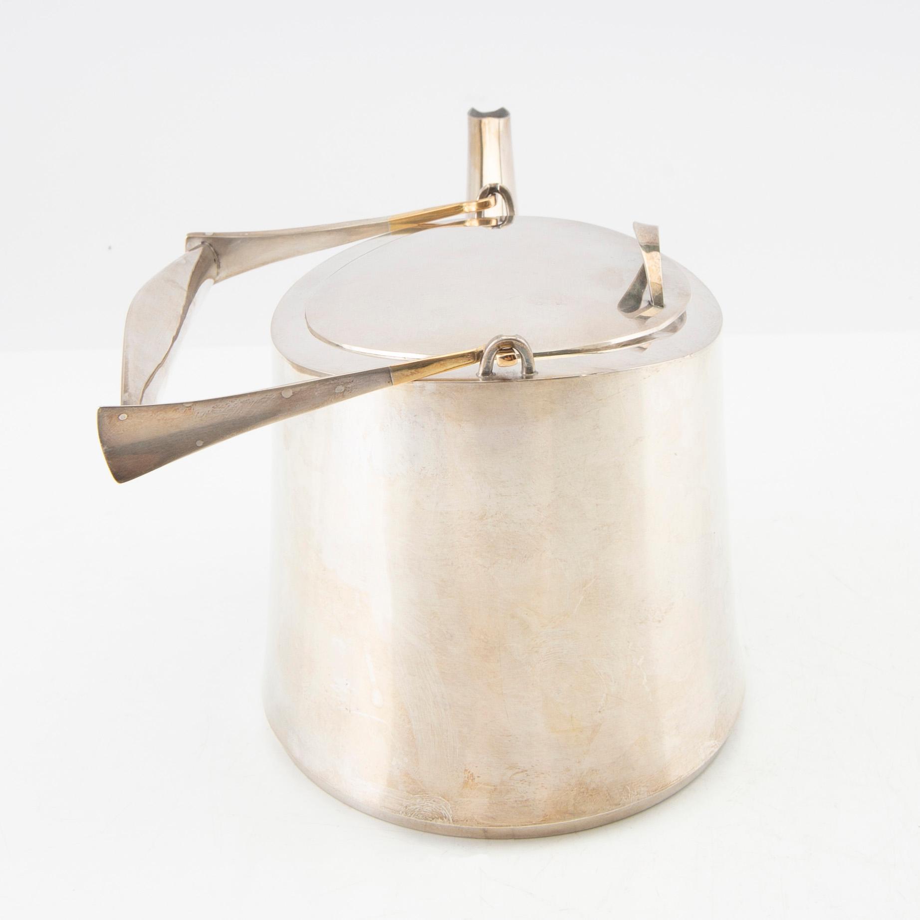 Martin Öhman tekanna silver, Halmstad 1978.