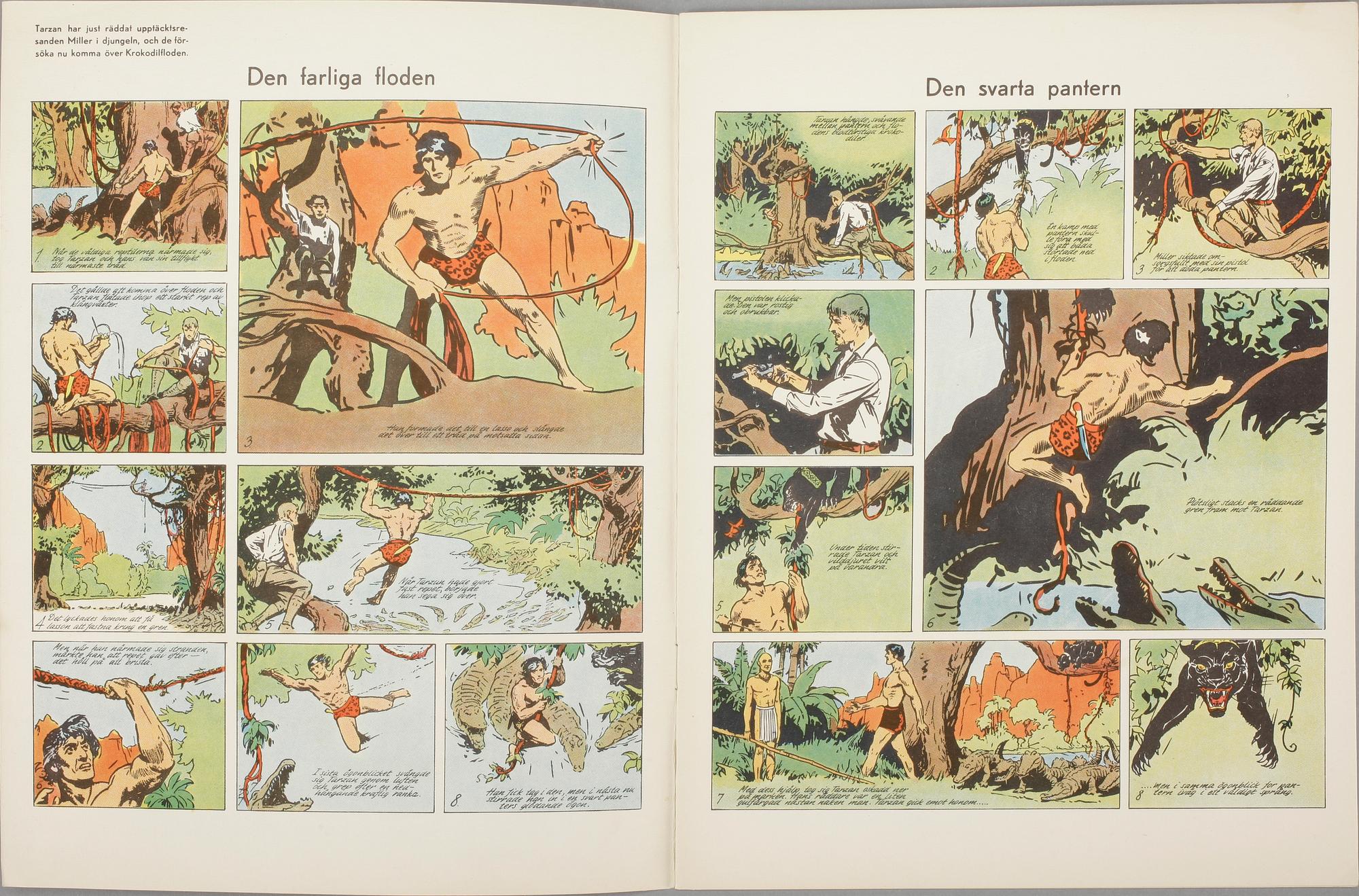 SERIETIDNING, Tarzan, julbok, 1945.
