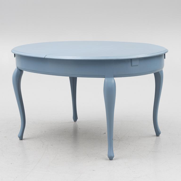 A five-piece Rococo style dining suite, circa 1900.