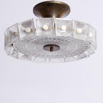 Carl Fagerlund, taklampa, Orrefors, 1900-talets andra hälft.