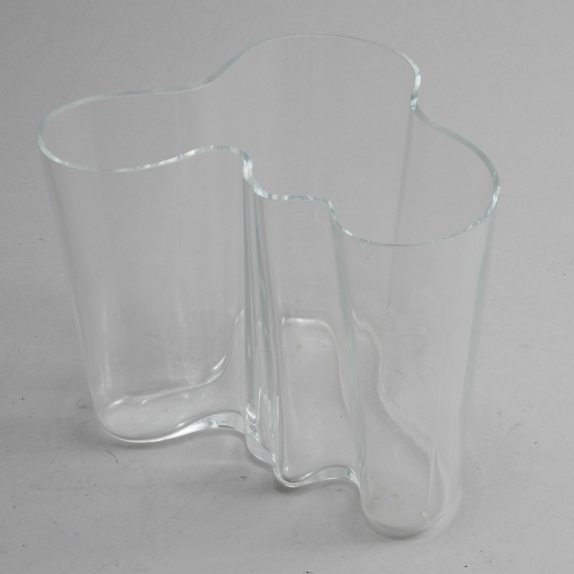 VAS, glas, "Savoy", Alvar Aalto, Iittala, Finland, 1900-tal.