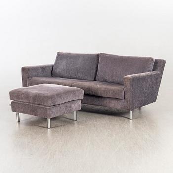 Soffa samt fotpall "Lift", Eilersen, formgivare Jens Juul Eilersen.