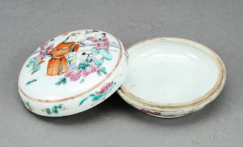 ASK med LOCK, porslin Kina, 1800-tal.