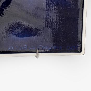 Gunvor Olin-Grönqvist, Wall plaque, ceramic, signed, Arabia.