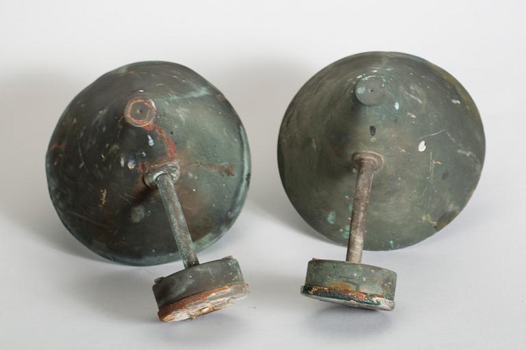 VÄGGLAMPOR, 2 st, för utomhusbruk, "Tratten", Hans Agne Jakobsson, Markaryd, 1900-talets andra hälft.