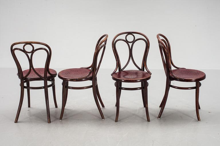 STOLAR, 4 st. Thonet. 1900-talets första hälft.