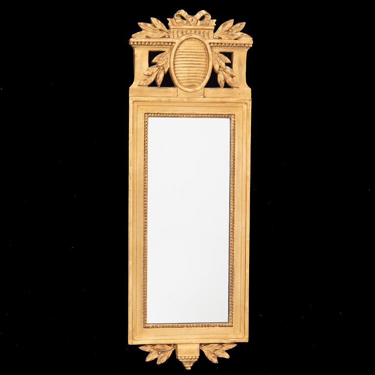 A Gustavians tyle signed mirror first half of the 20th century.