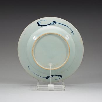 A set of twelve blue and white dishes, Qing dynasty, Kangxi (1664-1722).