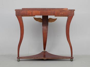 A CONSOLE TABLE.