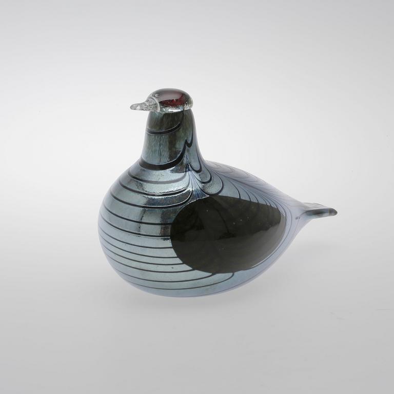 FIGURIN, glas, Oiva Toikka, Nuutajärvi, signerad.