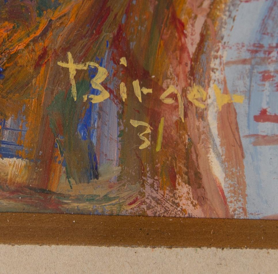 BIRGER BIRGER-ERICSON, mixed media, signed Birger and dated -31.