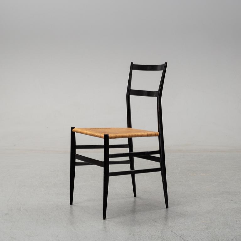 Gio Ponti, a 'Superleggera', chair, early 1960's.