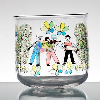 SKÅL /VAS, glas, Gunnar Cyrén Orrefors, Expo 667-68, 1968.
