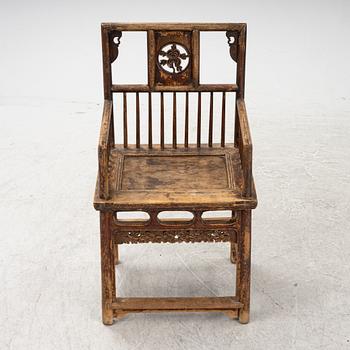 An early 20th Century chair, China.