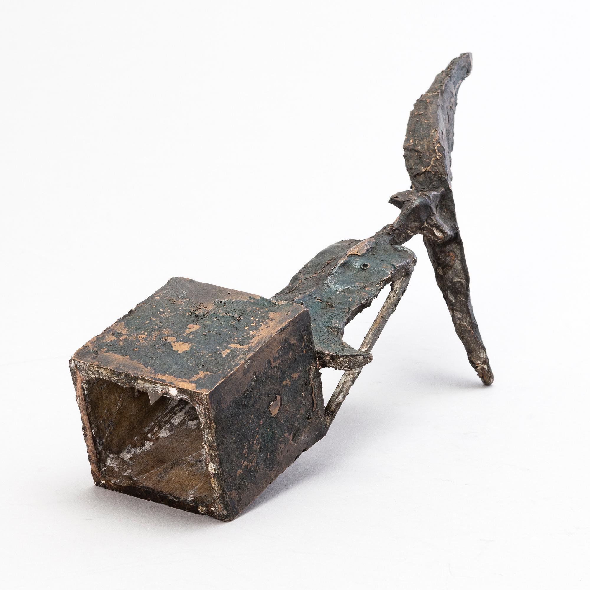 PEKKA PITKÄNEN, bronze, signed, numbered 1/1, unclear dating.