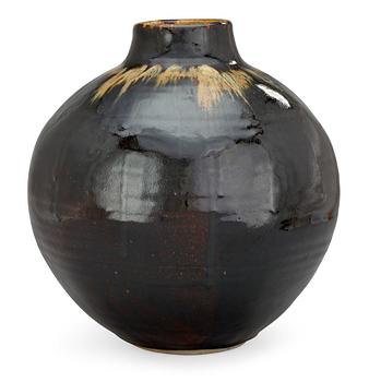 A Bo Lundaahl stoneware jar, Munsö, Sweden 1990's.