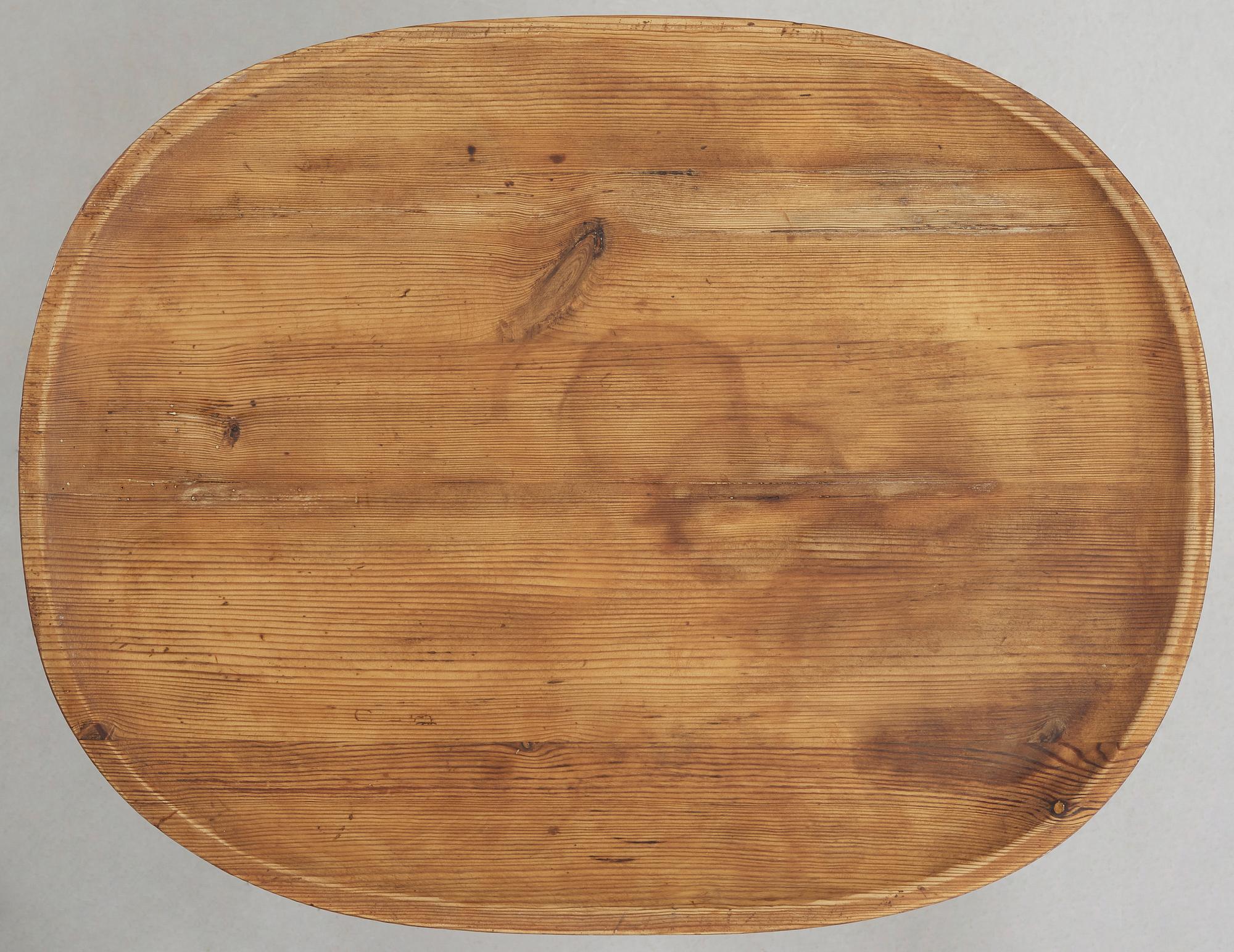 An Axel Einar Hjorth stained pine 'Utö' table, Nordiska Kompaniet 1930's.
