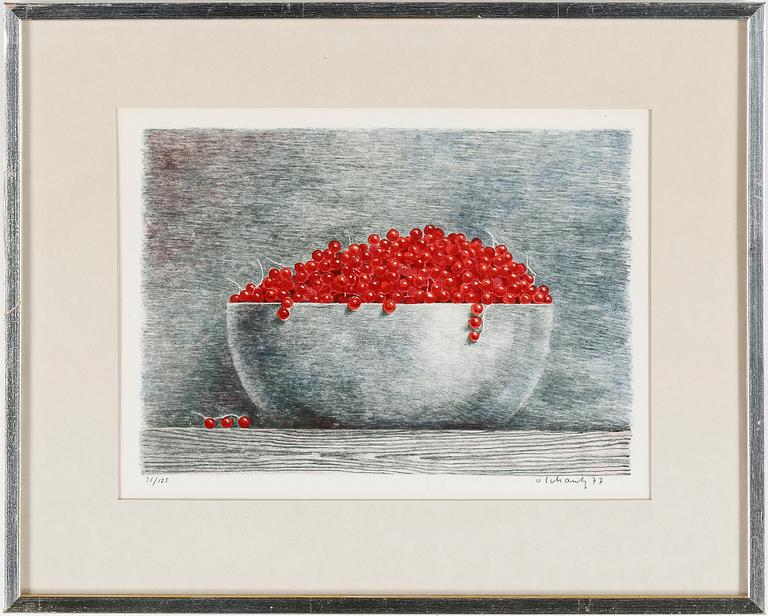 PHILIP VON SCHANTZ, litografi, signerad o numrerad 31/125.