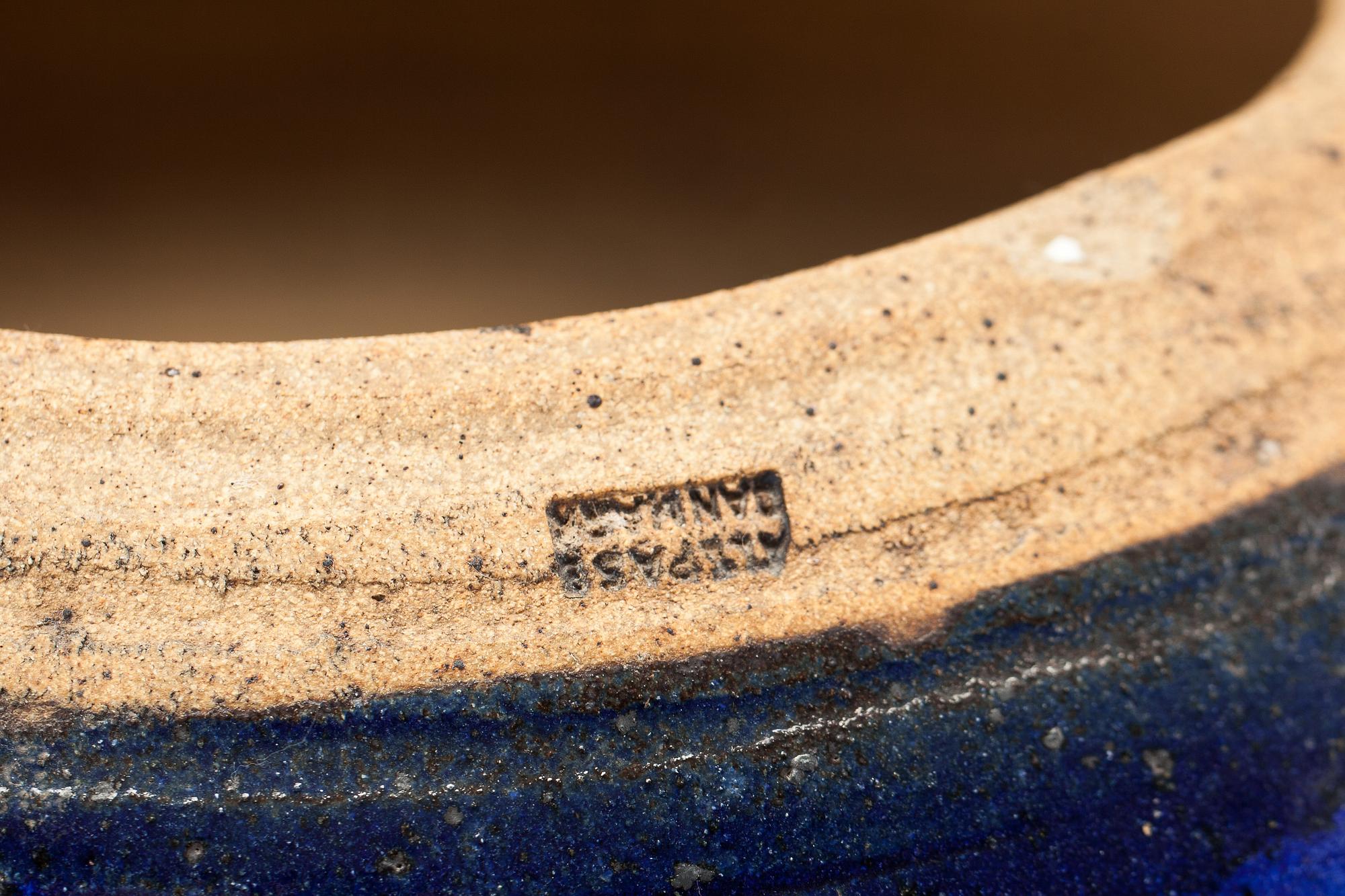 SKÅL/DEKORATION, stengods, Helle Allpass, Danmark, 1900-talets andra hälft.