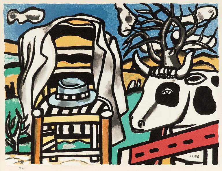 Fernand Léger, HAT ON A CHAIR.