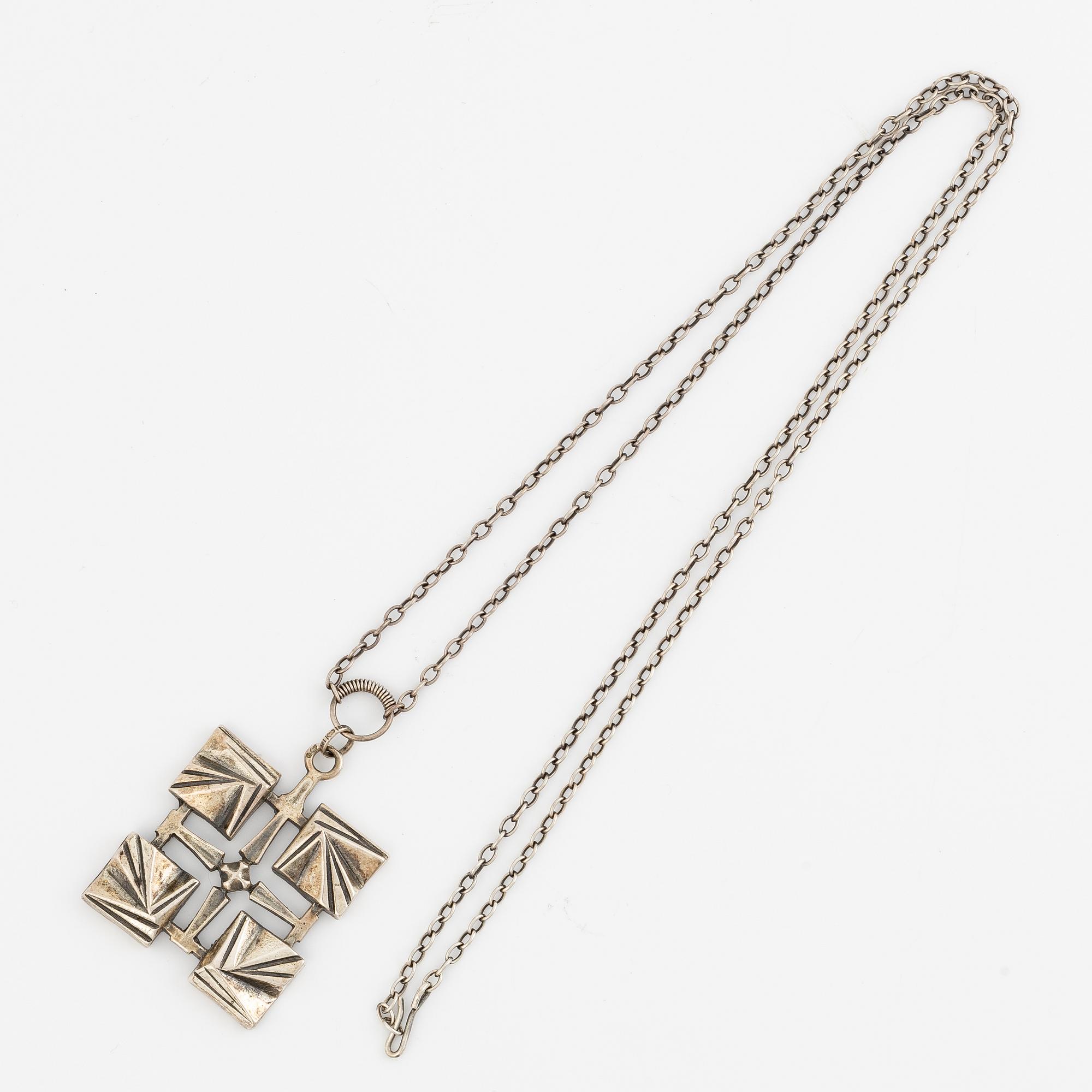 Pentti Sarpaneva, necklace, silver.