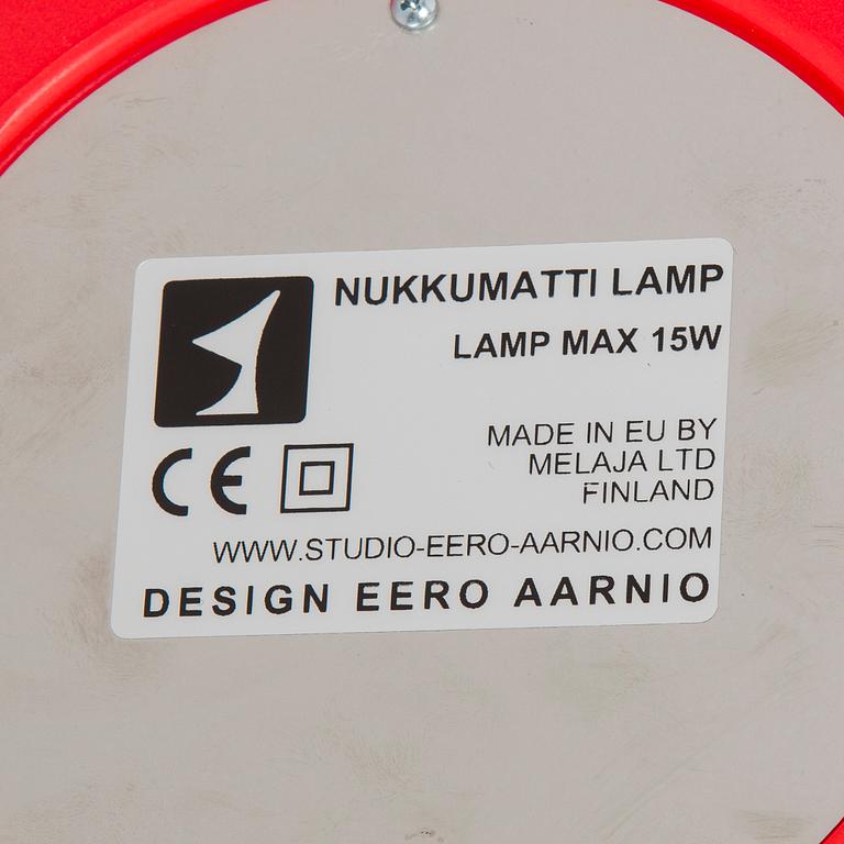 Eero Aarnio, pöytävalaisin, "Nukkumatti, Melaja Oy 2010.