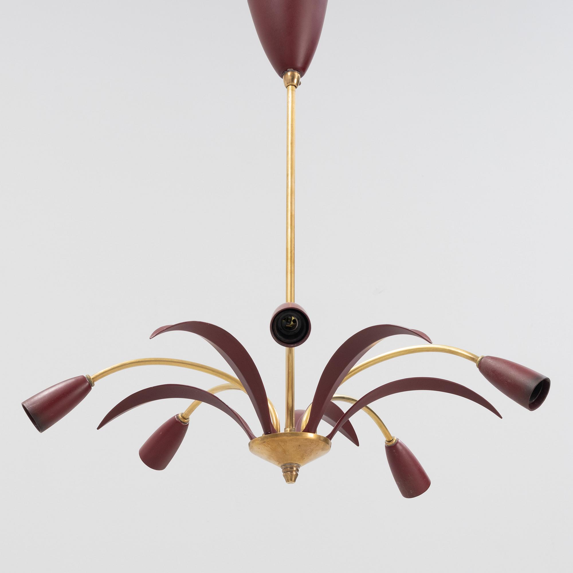 A 1950's ceiling light.