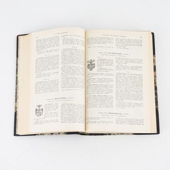 Nine volumes of Gustaf Elgenstierna's 'Den introducerade svenska adelns ättartavlor', 1925-1936.