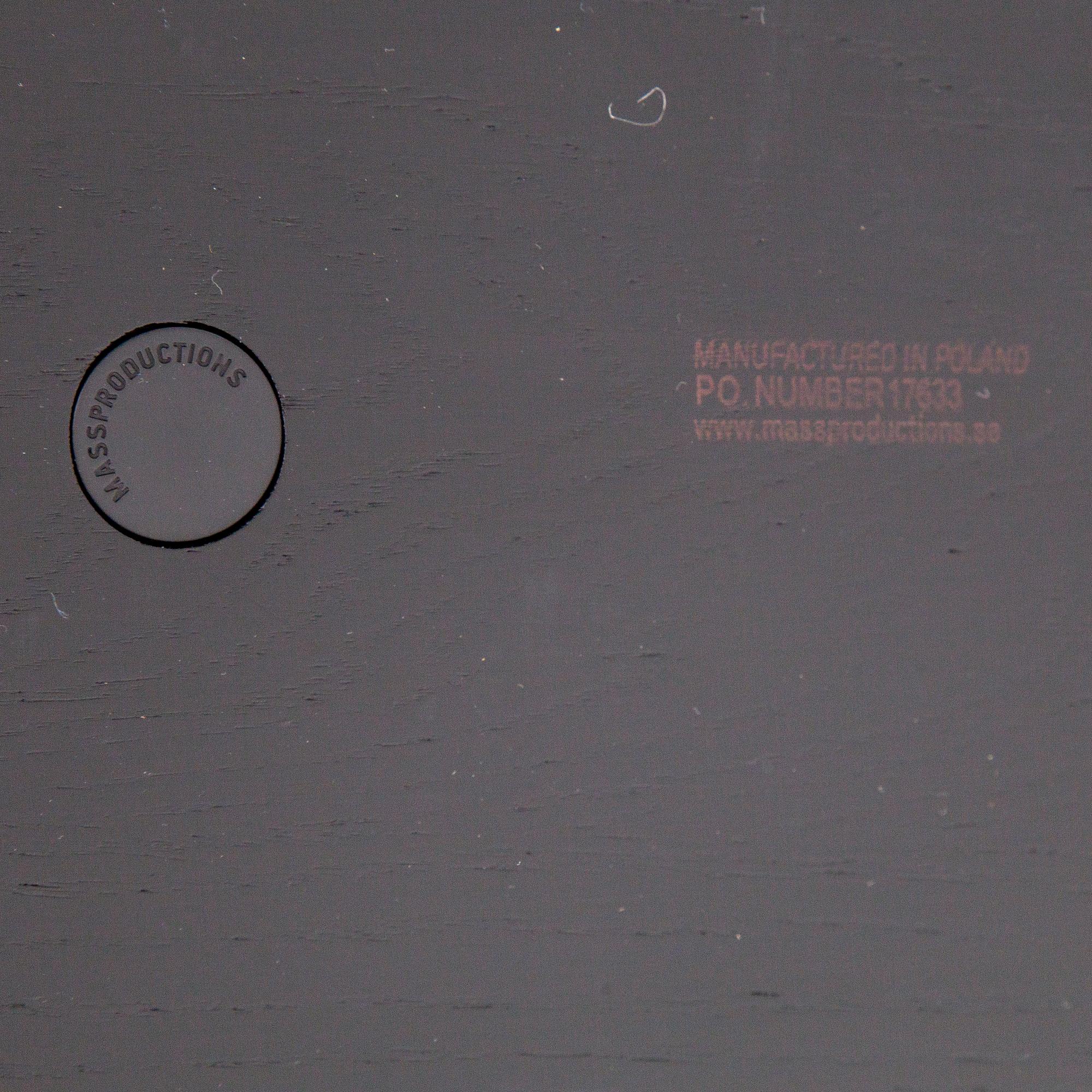 Chris Martin, BIT Side Table, L1740, veneered in Black Stained Oak, Massproductions.