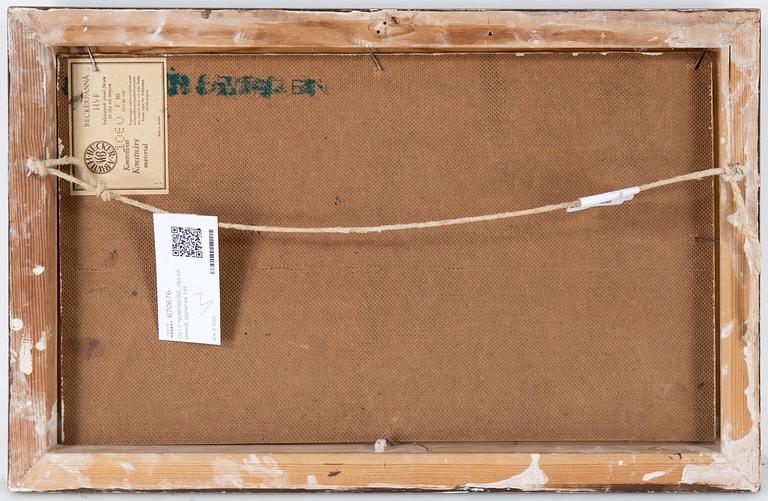 OLLE NORDBERG, olja på pannå, signerad.