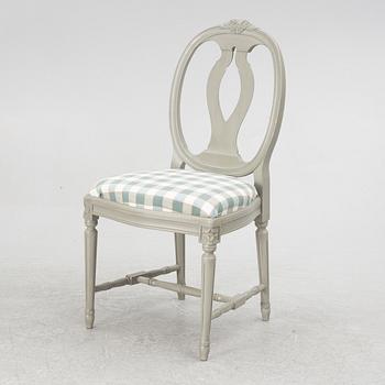A Gustavian style desk with a chair, Åmells Möbler.