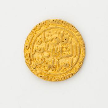 An Indian goldcoin Dehli sultanat, 1 Tanka.