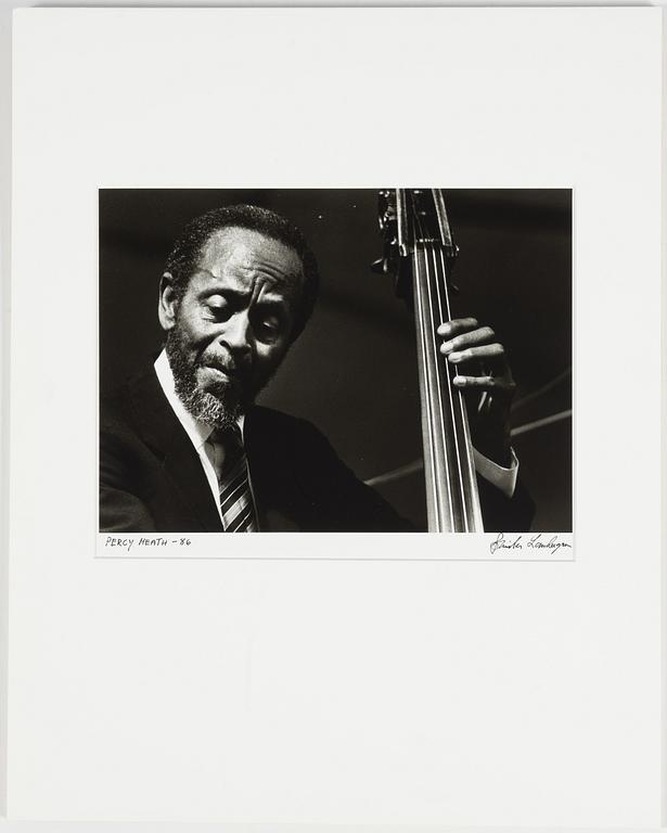 Christer Landegren, Percy Heath, 1986.