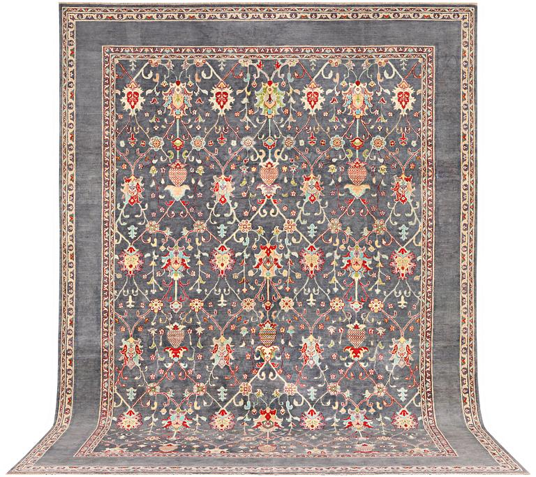 A Kazak carpet, c. 416 x 308 cm.